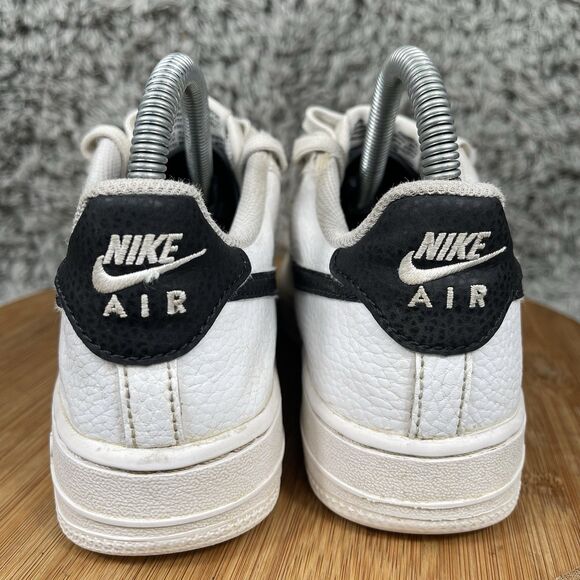 Nike Air Force 1 Low White Black Casual Shoes Sneakers Size 4 Y CT3839-100 - Picture 4 of 10